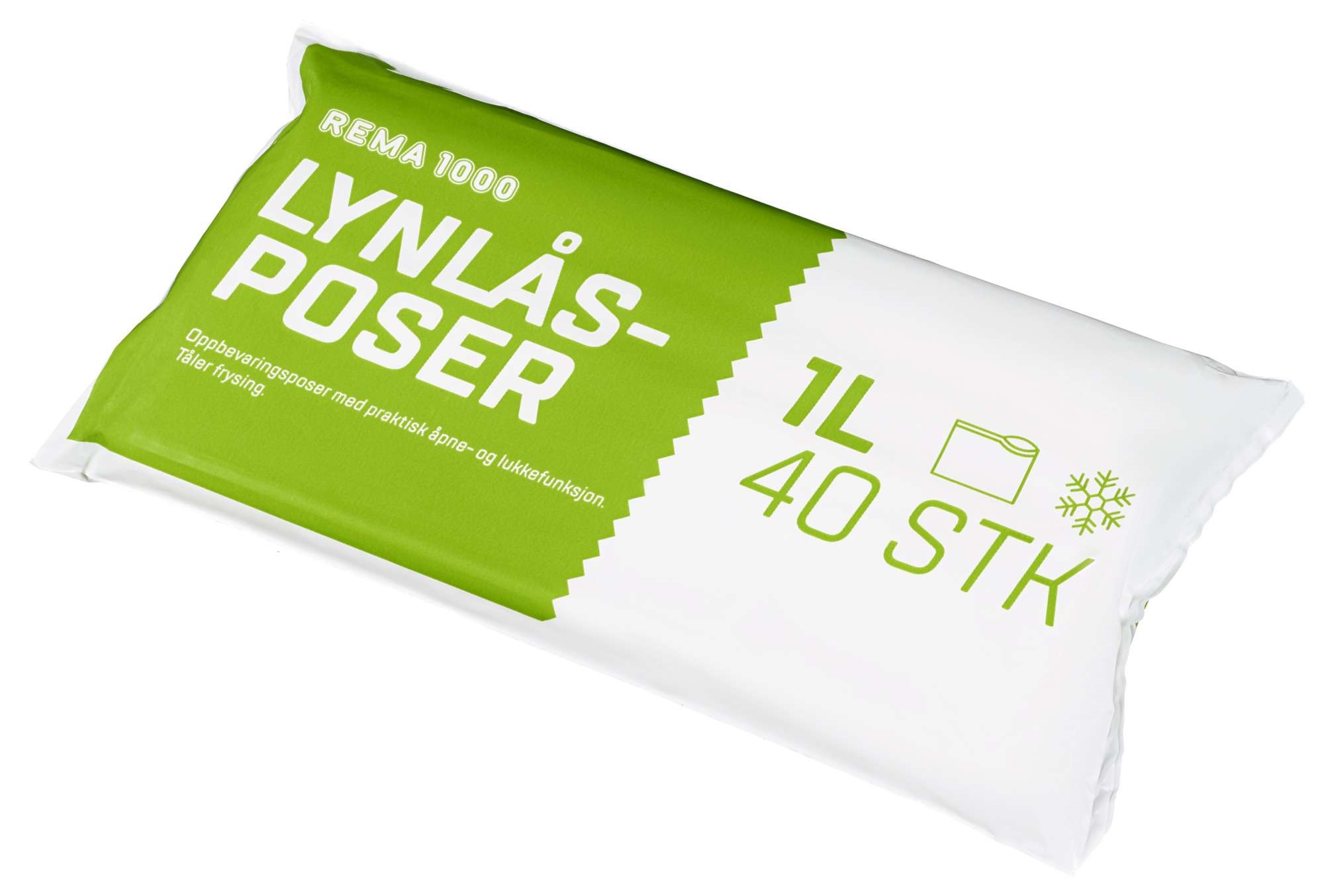 Lynlåspose 1l    40stk