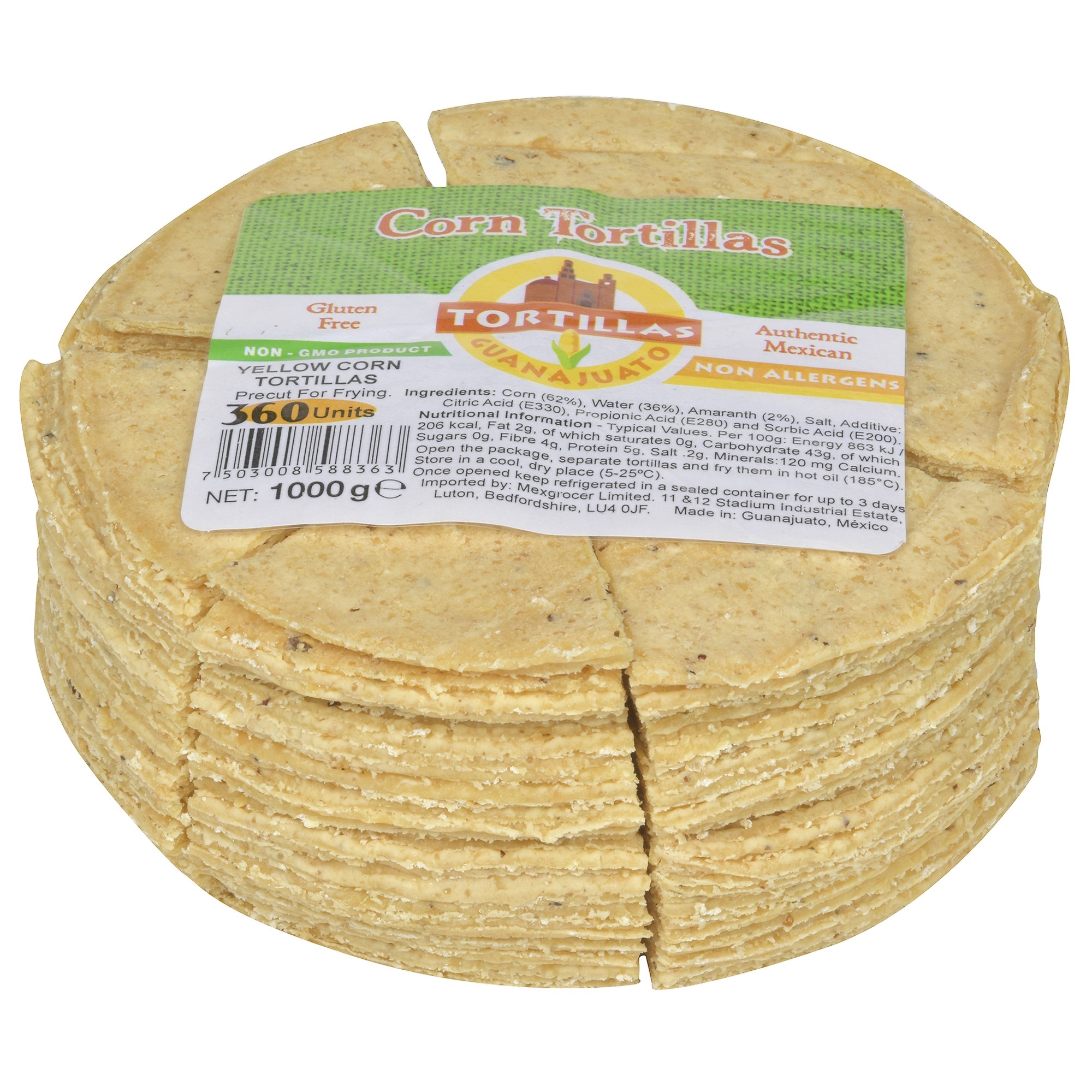 Tortilla white tortilla for frying   1kg