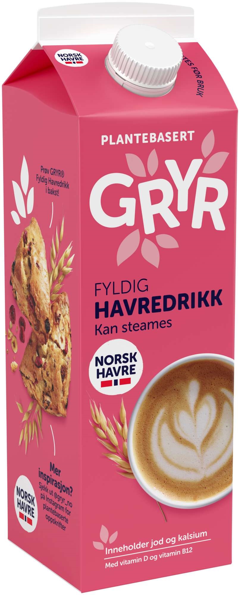 Gryr havredrikk fyldig   1l