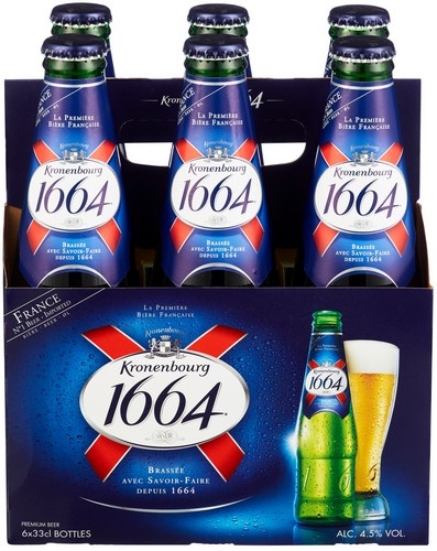 Kronenbourg 1664 6pk fl   4,5%   24x33cl