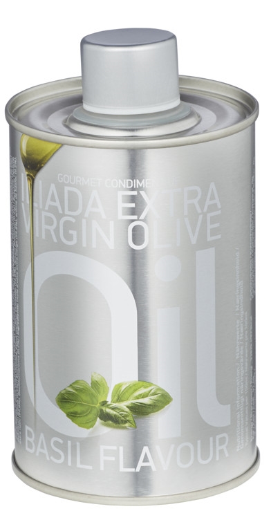 Olivenolje extra virgin med basilikum   250ml