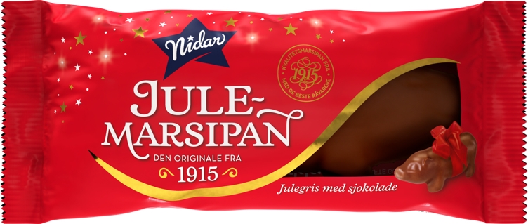 Liten julegris m/sjokolade   60g