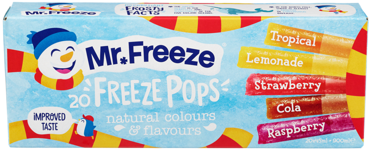 Mr freeze saftposer  20x45ml
