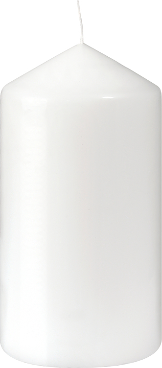 Kubbelys 15x8cm hvit    10stk