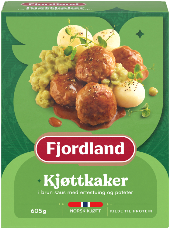 Kjøttkaker m/ertestuing   605g