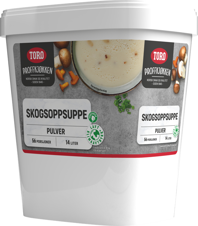 Skogsoppsuppe toro 14l  1kg