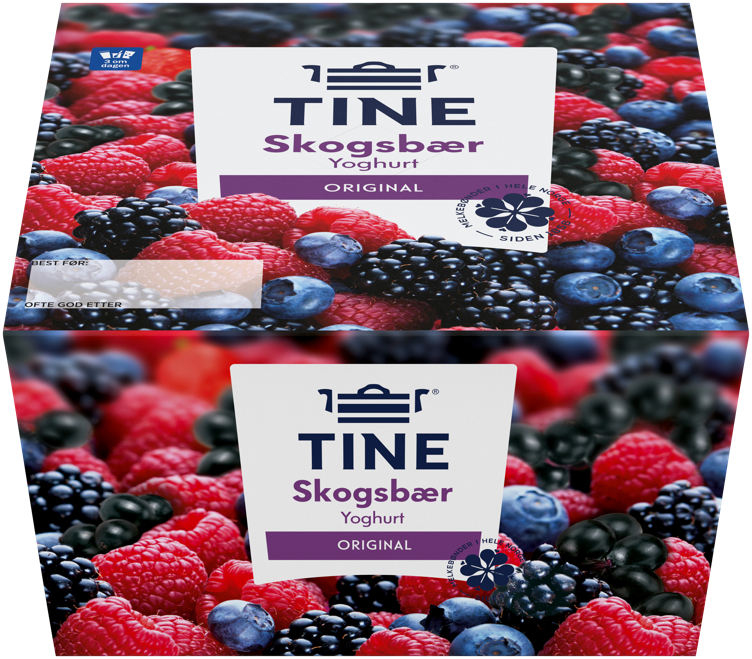Yoghurt alltid skogsbær      4x150g