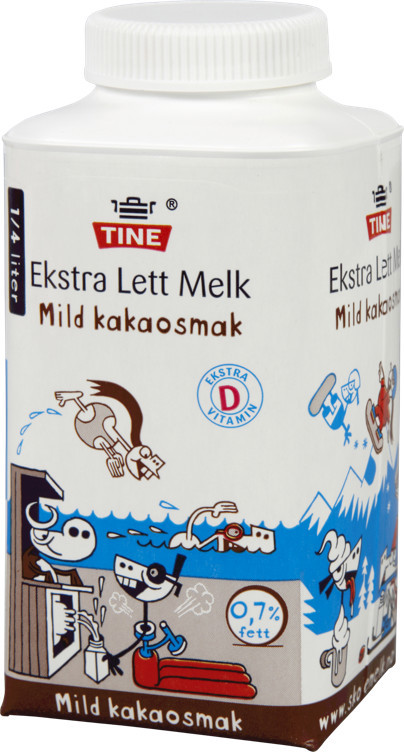 Tine ekstra lettmelk kakao   25cl