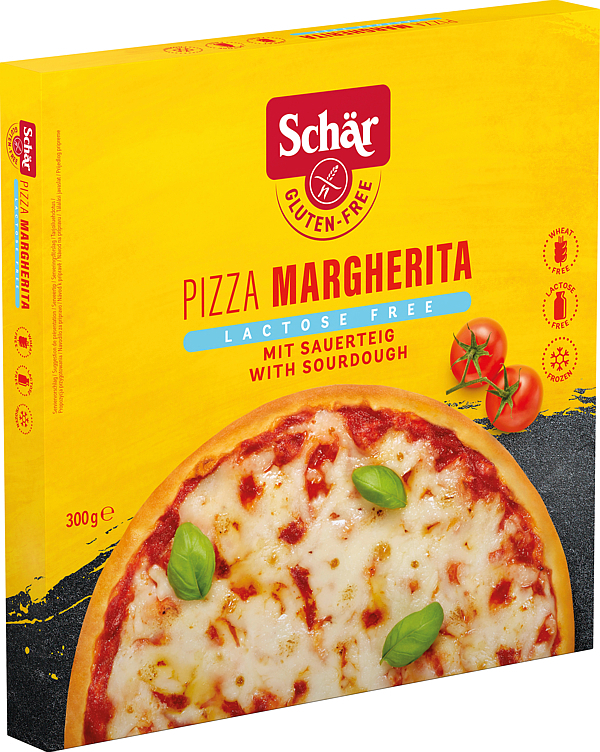 Pizza margherita glutenfri    300g