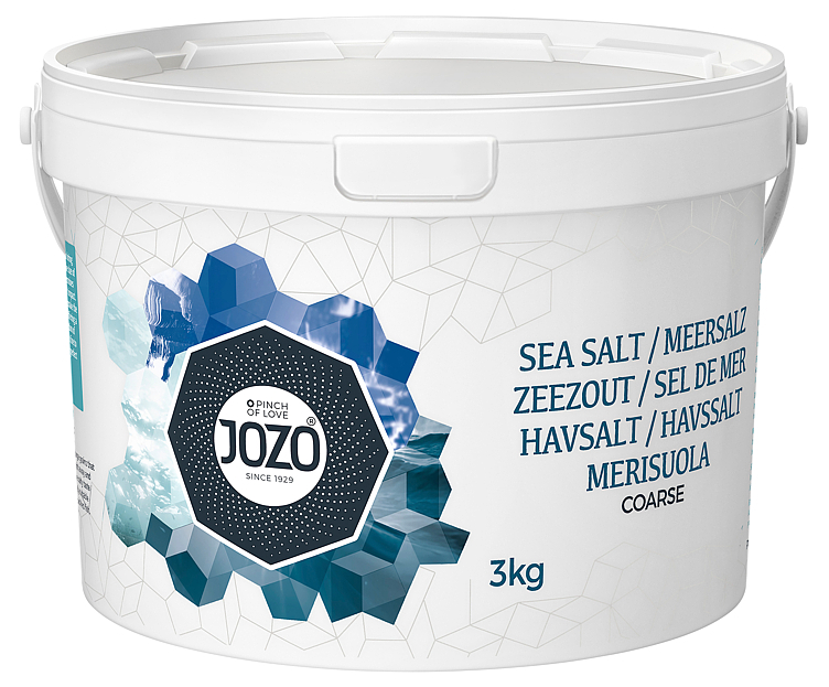 Jozo havsalt grovt bøtte 3kg