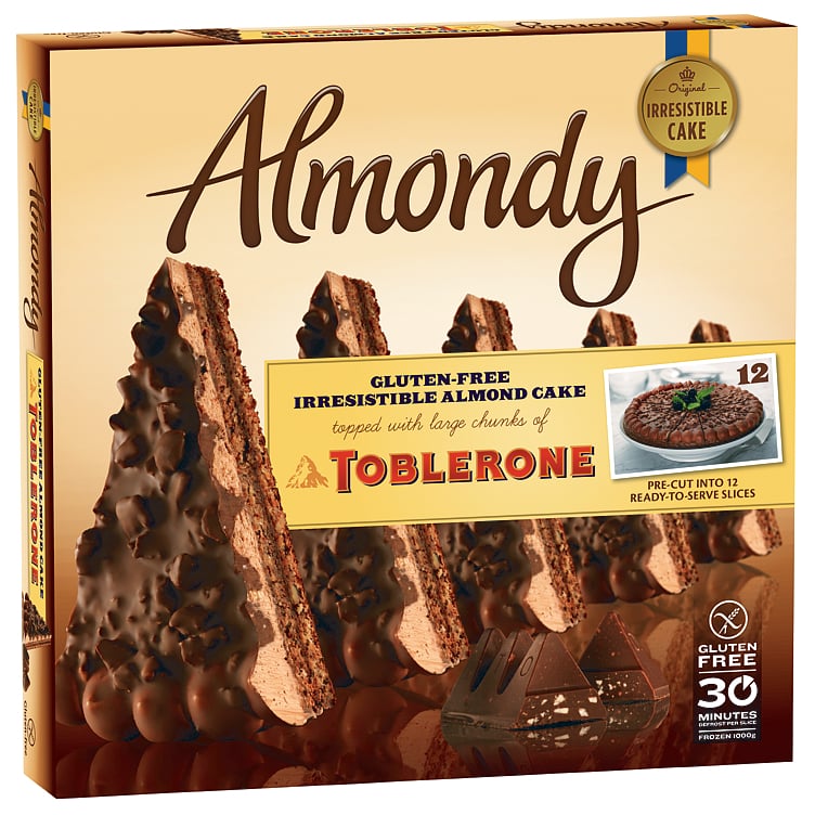 Mandelkake toblerone oppd.   1kg