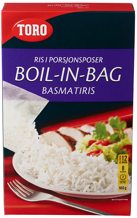 Basmatiris boil in bag   960g