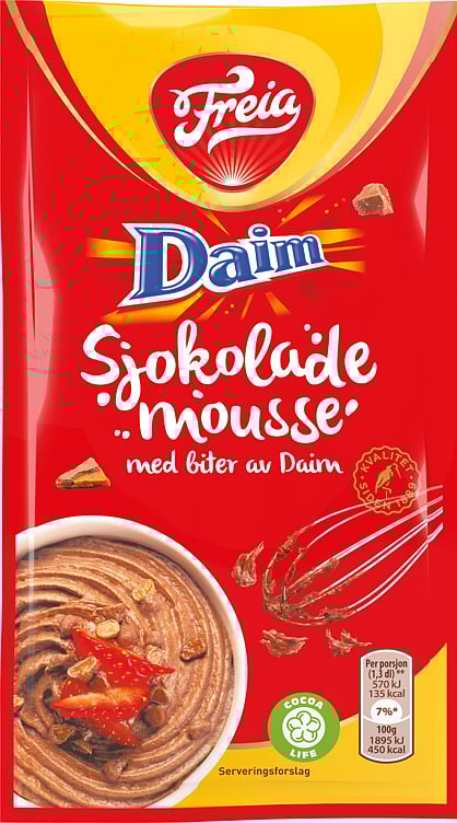Sjokolademousse daim 100g