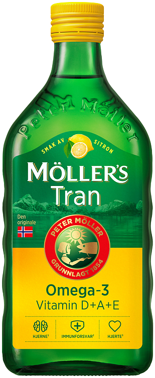 Möller's tran sitron ny 500ml