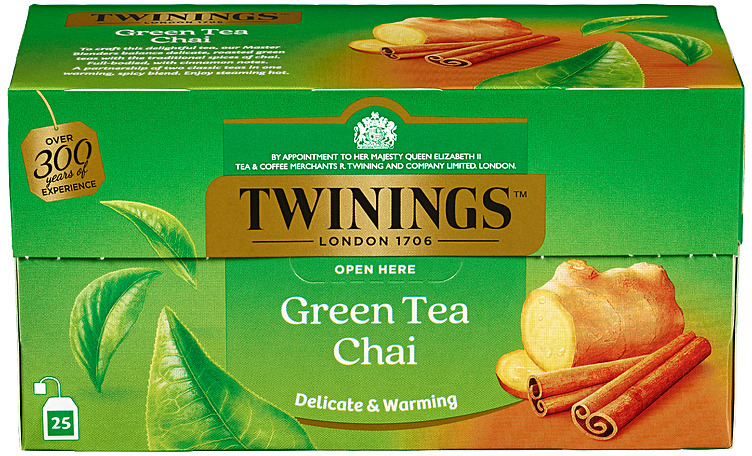 Twinings grønn te chai   25bg