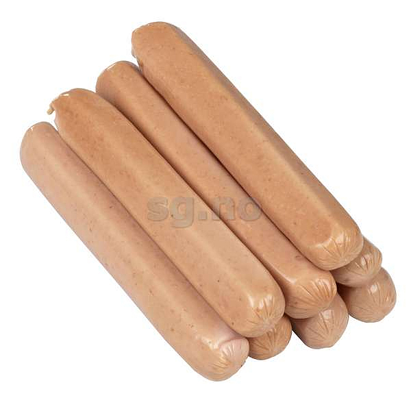 Grillpølse av kylling kalkun ca60g  fr   600g