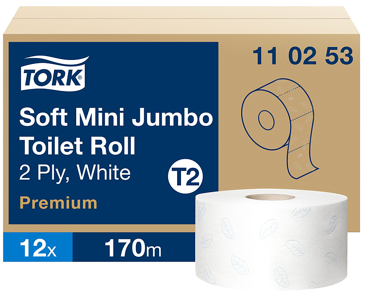 Toalettrull mini jumbo myk 2-lag (t2)   12stk