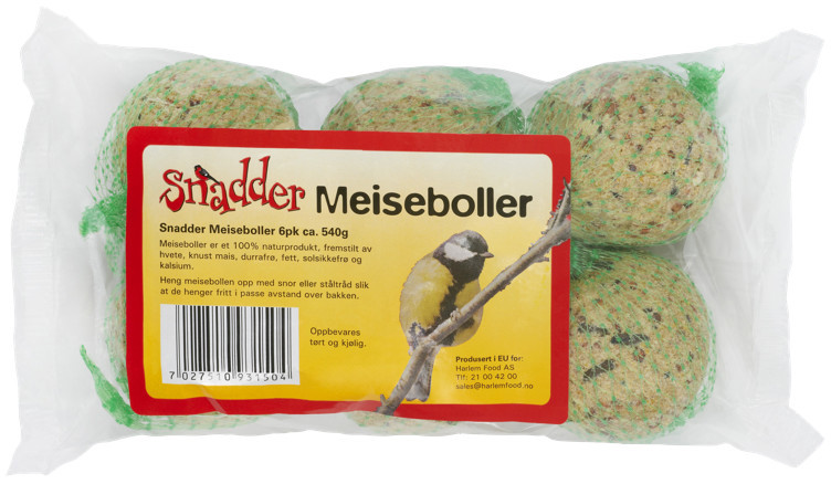 Meiseboller  6pk   6x90g