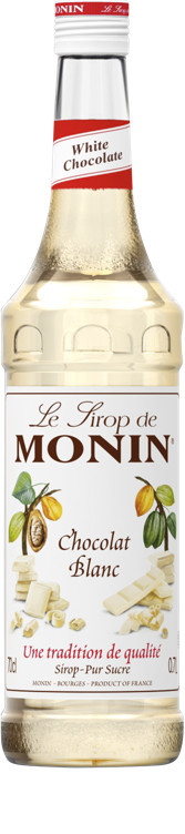Monin white chocolate syrup  70cl