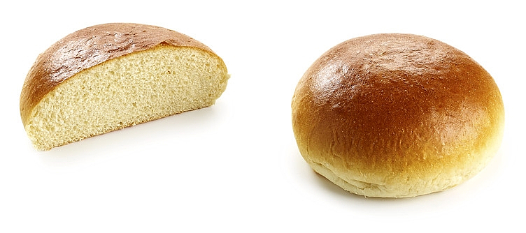 Hamburgerbrød brioche stekt  50x85g