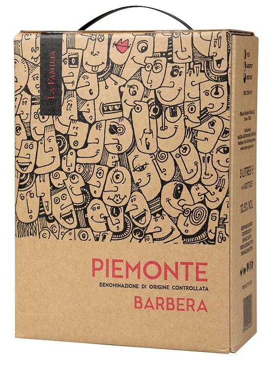 La familia piemonte barbera  13%  bib  3l