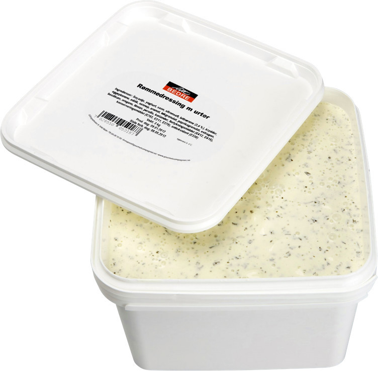 Rømmedressing med urter spann 3kg