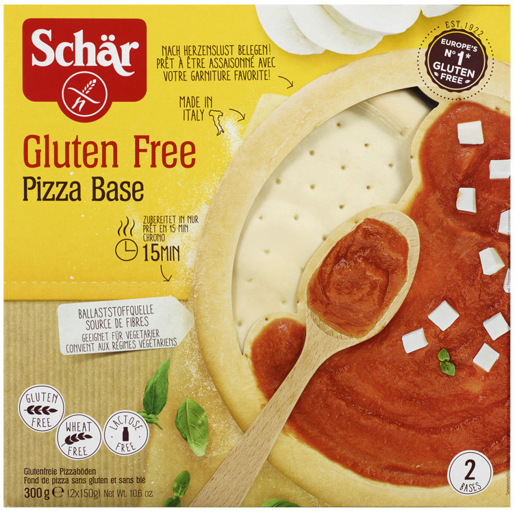 Pizzabunn glutenfri 300g