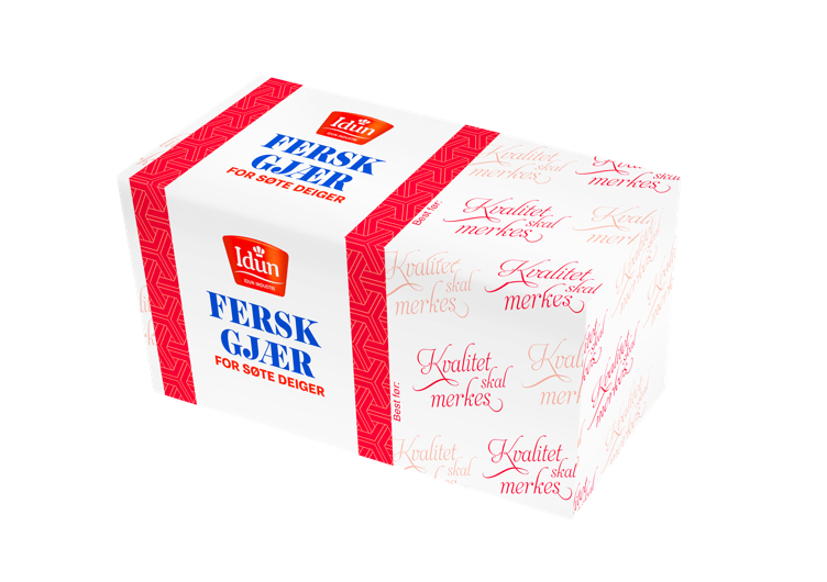 Gjær fersk søte deiger kartong   12kg