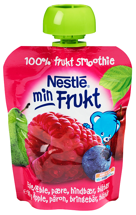 Min frukt eple br.bær smoothie  90g