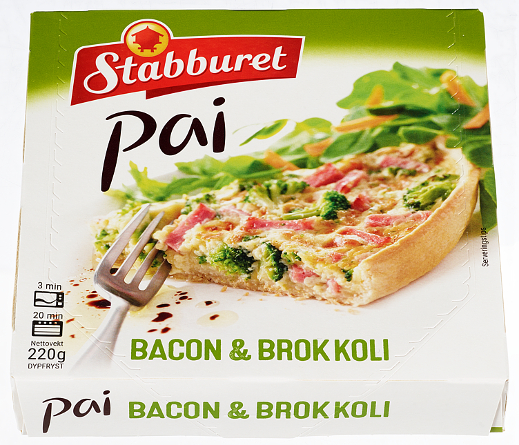 Mia bacon broccolipai 10x220g