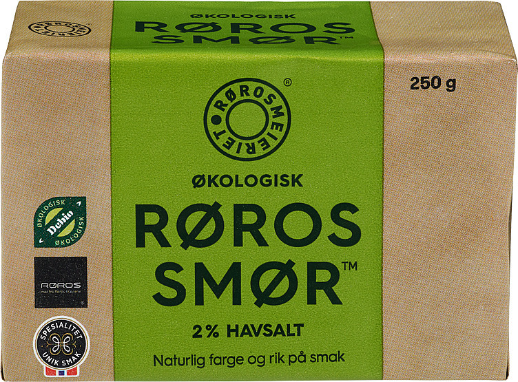 Røros smør økol.    250g