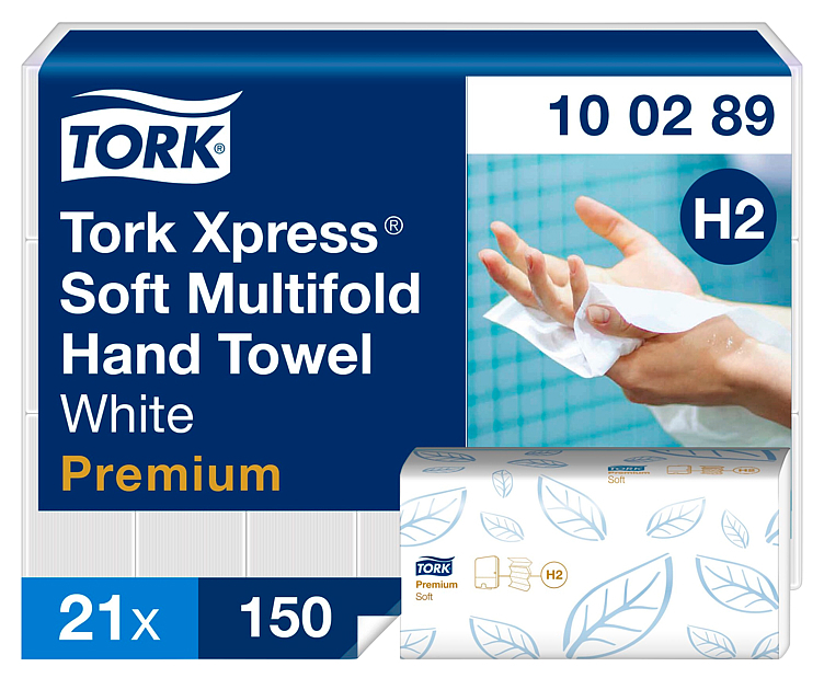 Håndtørk xpress mykt multifold (h2) 21x150stk