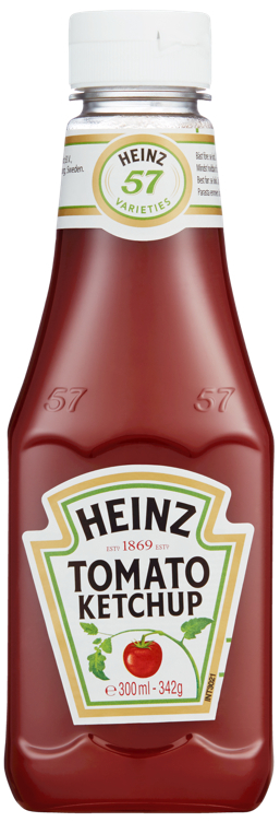 Tomatketchup  flaske   342g