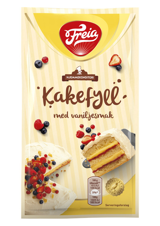 Kakefyll vanilje 80g