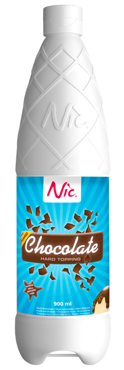 Hard sjokolade topping 1l