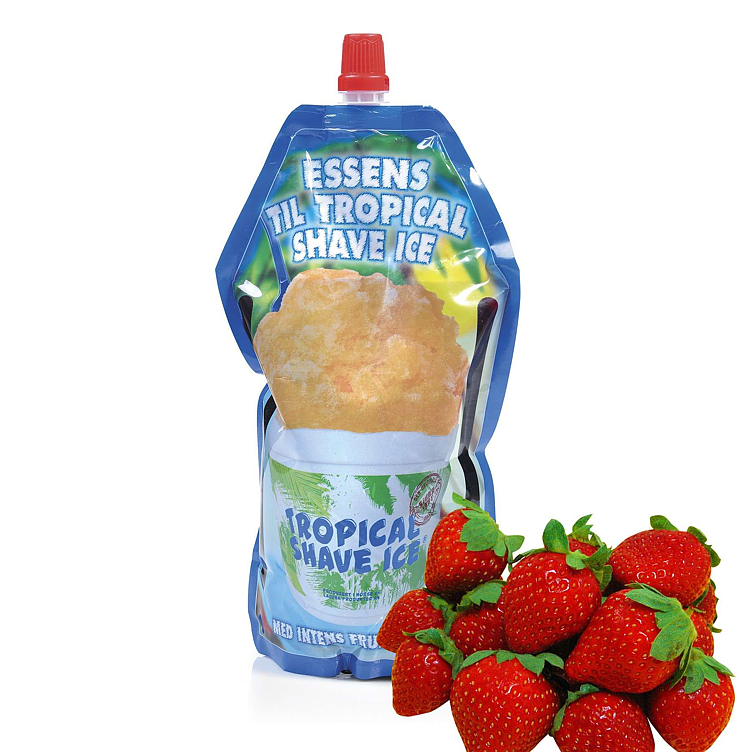 Tropical shave ice jordbær 1l