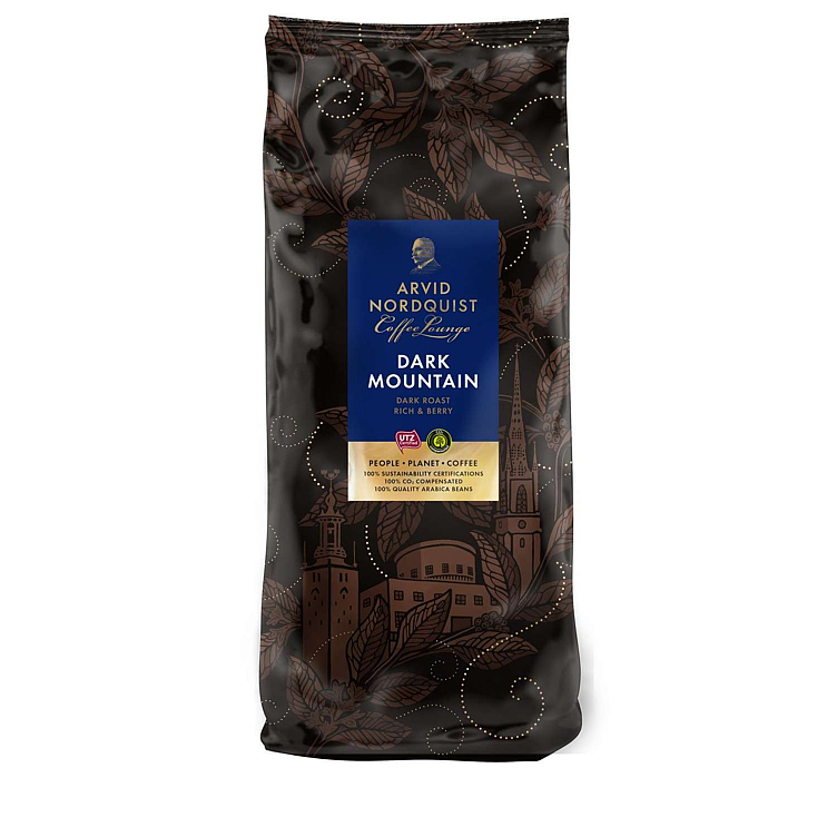 Kaffee dark mountain hele bønner   1kg