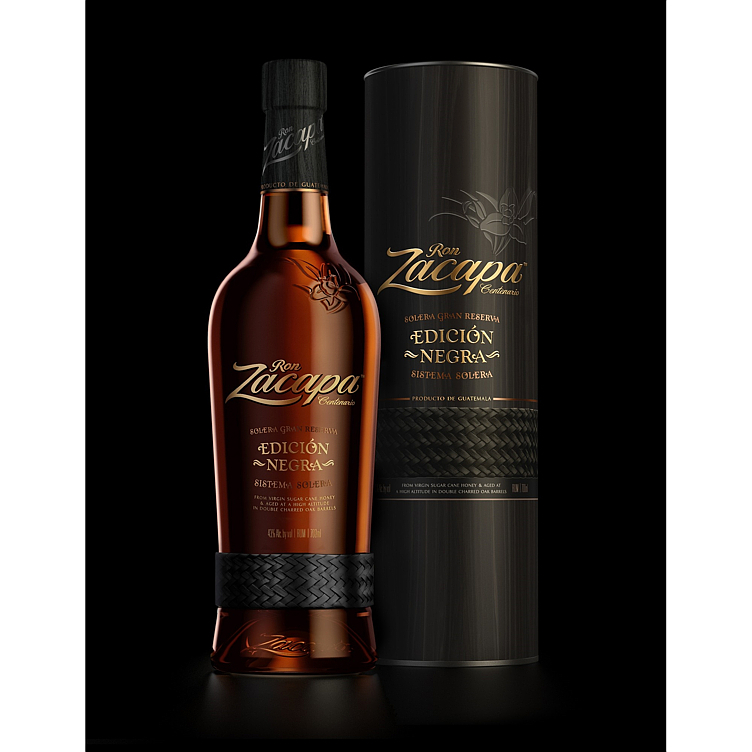 Zacapa edicion  negra  23y   43%   70cl
