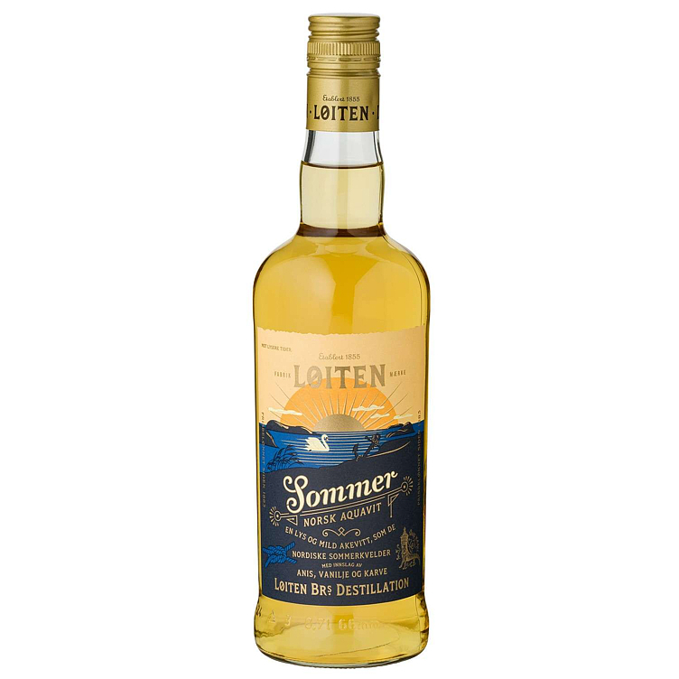 Løitens sommer aquavit  38%  100cl
