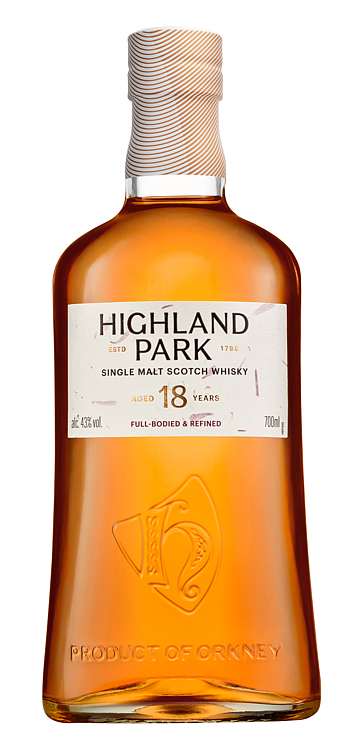 Highland park 18 y.o.   43%   70cl