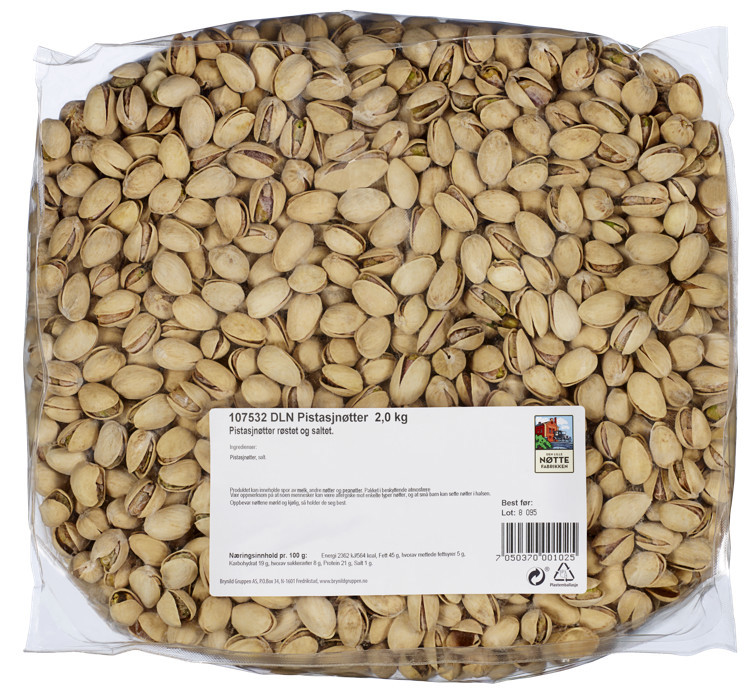 Pistasjnøtter 2kg