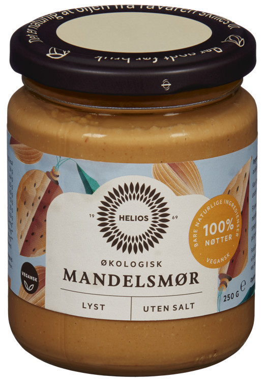 Mandelsmør lyst økol.    250g