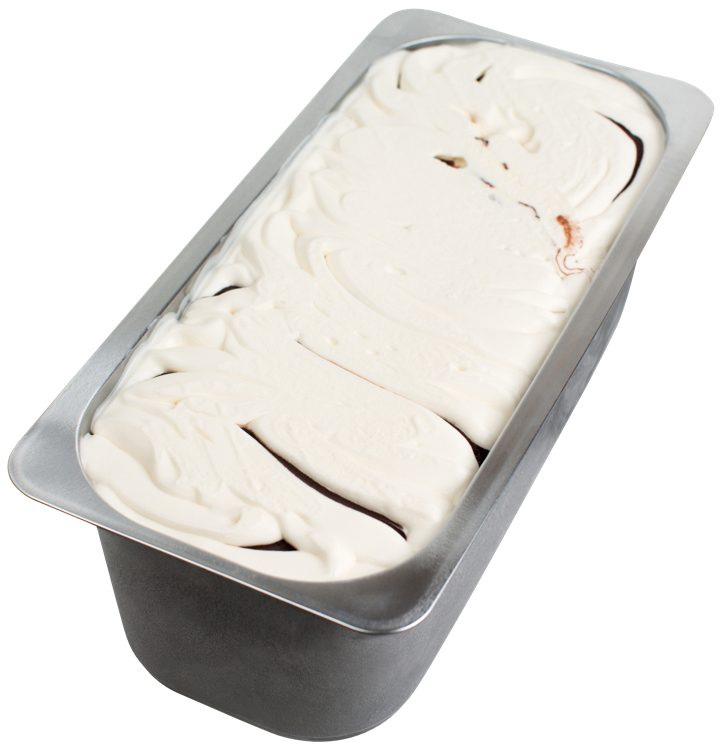 Hvit sjokoladeis med nougat 4,5l