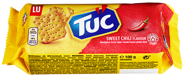 Tuc kjeks sweet chili 100g