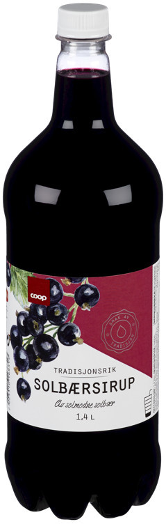 Solbærsirup 1+5   1,4l