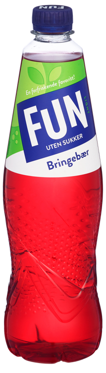 Fun light bringebær   0,8l