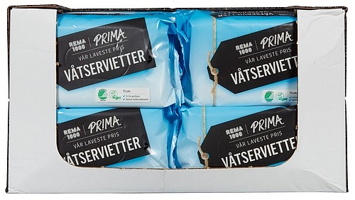 Våtservietter  baby   72stk