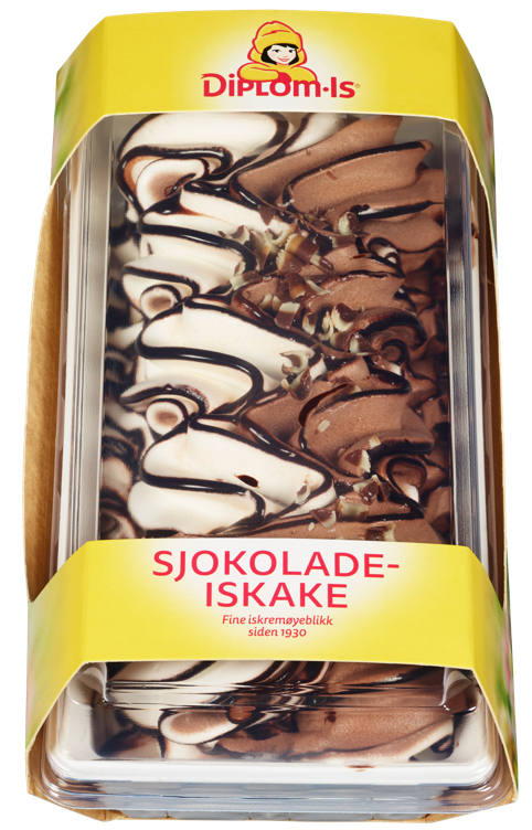 Lykken sjokolade iskake   1l