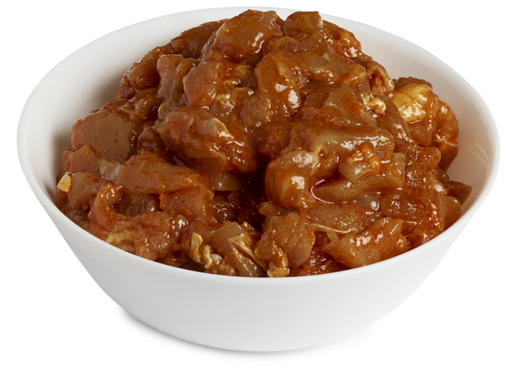 Kylling lårkjøtt strimlet marinert 2,5kg