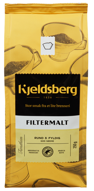 Kjeldsberg kaffe filtermalt  250g